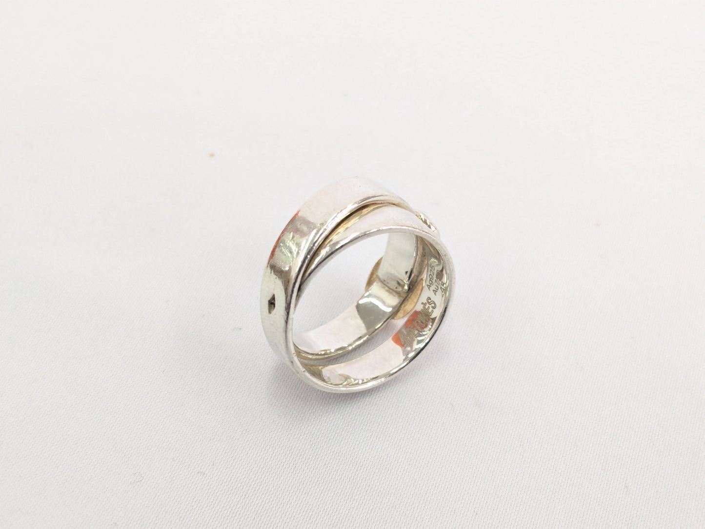 HERMES Double Belt 750/925 Ring 5.38g Ring