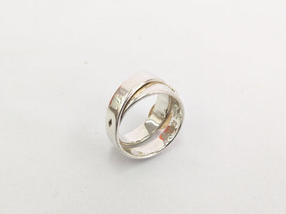HERMES Double Belt 750/925 Ring 5.38g Ring