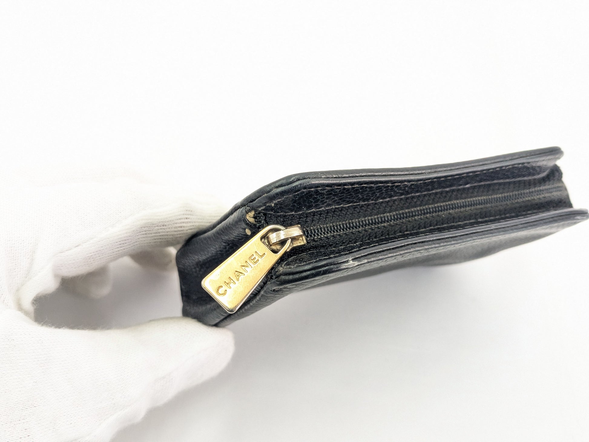 CHANEL Caviar Pouch 8446123 Seal Pouch