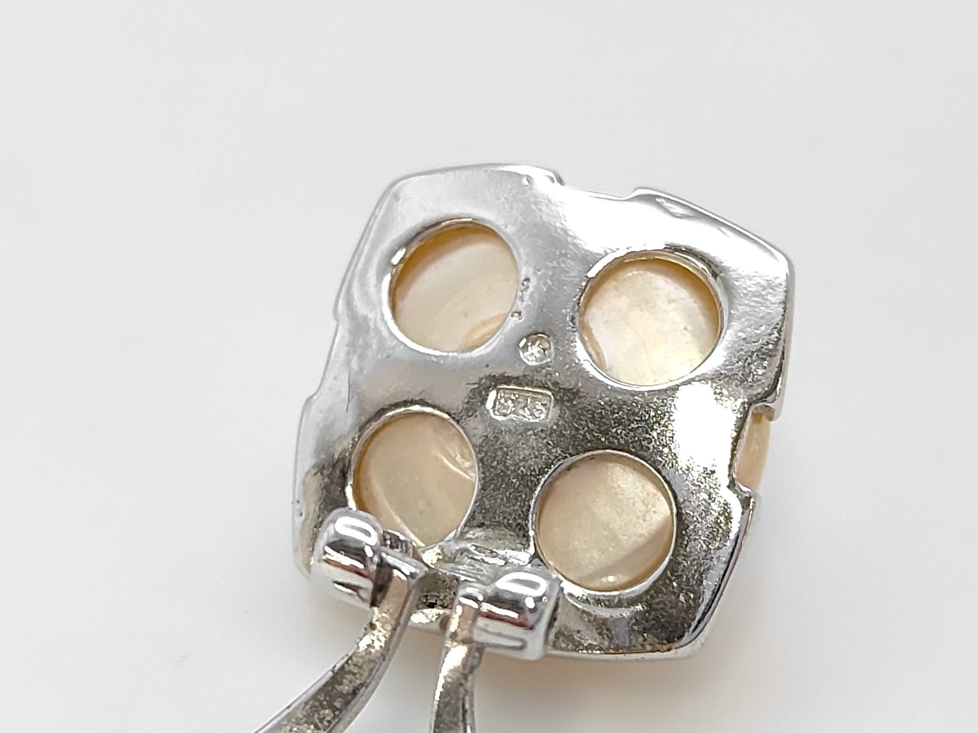 Faux Pearl SV925 9.6g Earrings 