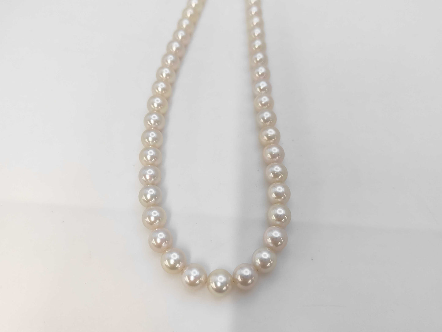 Akoya Pearl Diameter Approx. 7.0-7.5mm SV 32.2g Necklace 