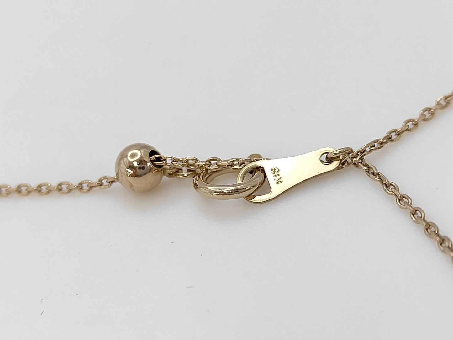 Kashikey Naked Cross BD0.70ct K18 4.5g Necklace 