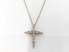 Kashikey Naked Cross BD0.70ct K18 4.5g Necklace 