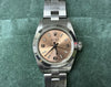 ROLEX 76080 A274536 Pink Dial Oyster Breath Immovable Women's Watch