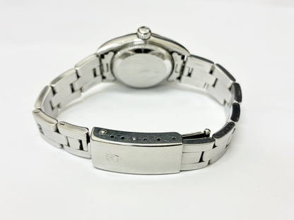 ROLEX 76080 A274536 Pink Dial Oyster Breath Immovable Women's Watch