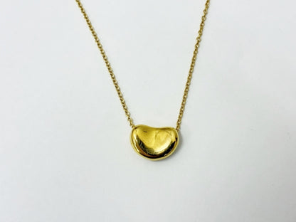 Tiffany&Co. Bean YG 750 4.6g Necklace 