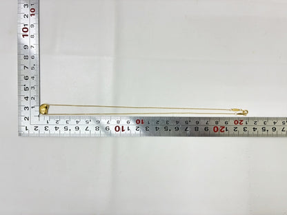 Tiffany&Co. Bean YG 750 4.6g Necklace 