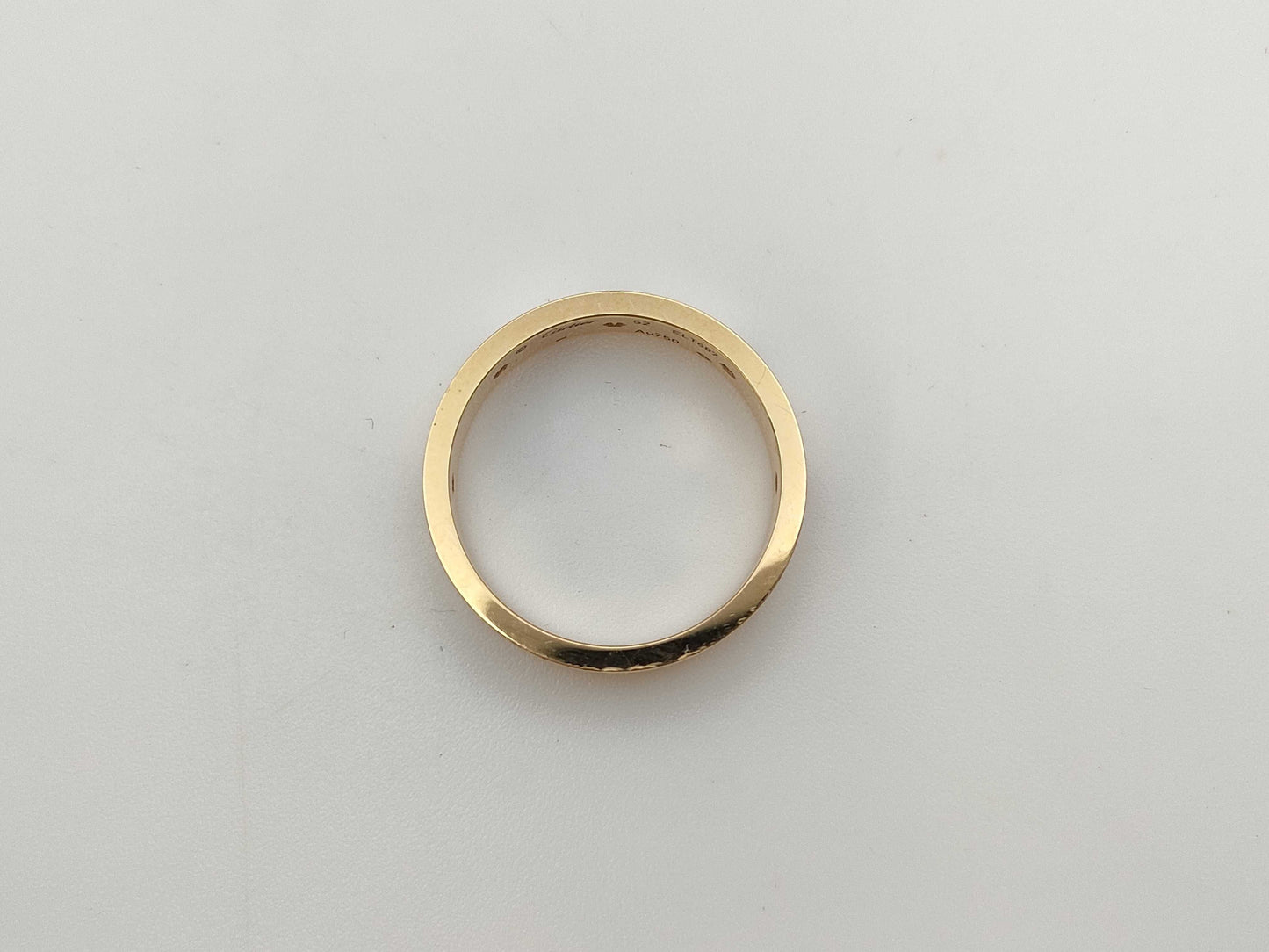 Cartier Mini Love #52 Full Diamond PG Au750 4.3g Ring 