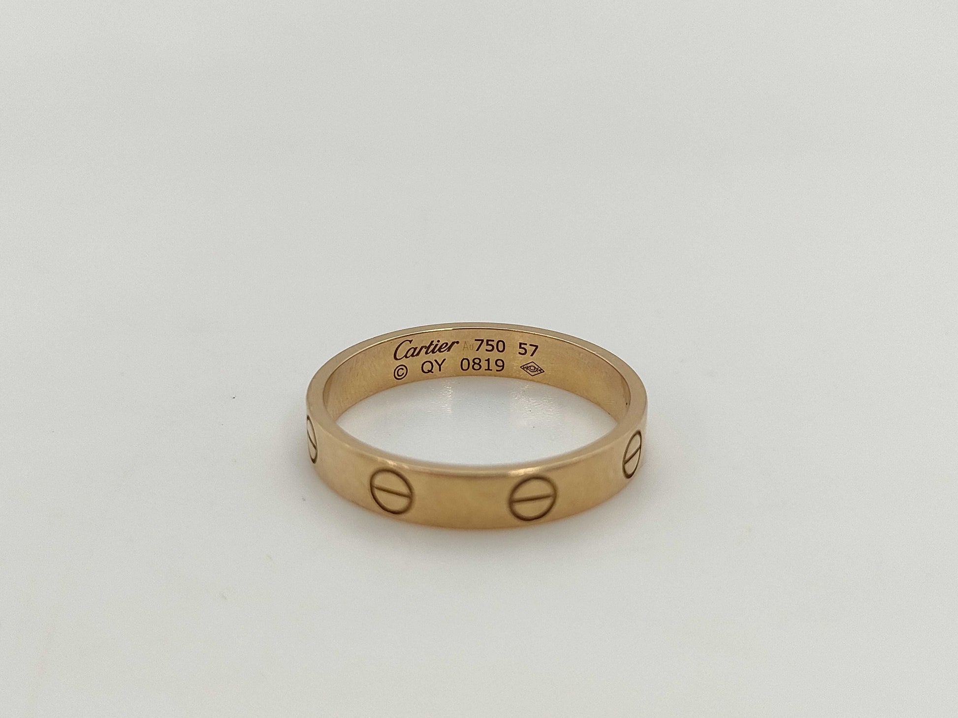 Cartier Mini Love #57 750 3.4g Ring 