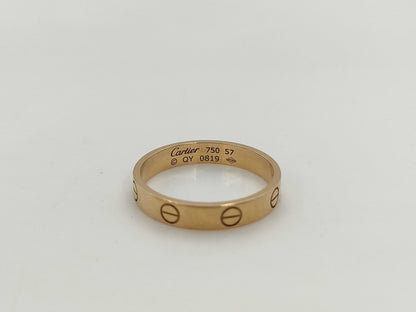 Cartier Mini Love #57 750 3.4g Ring 