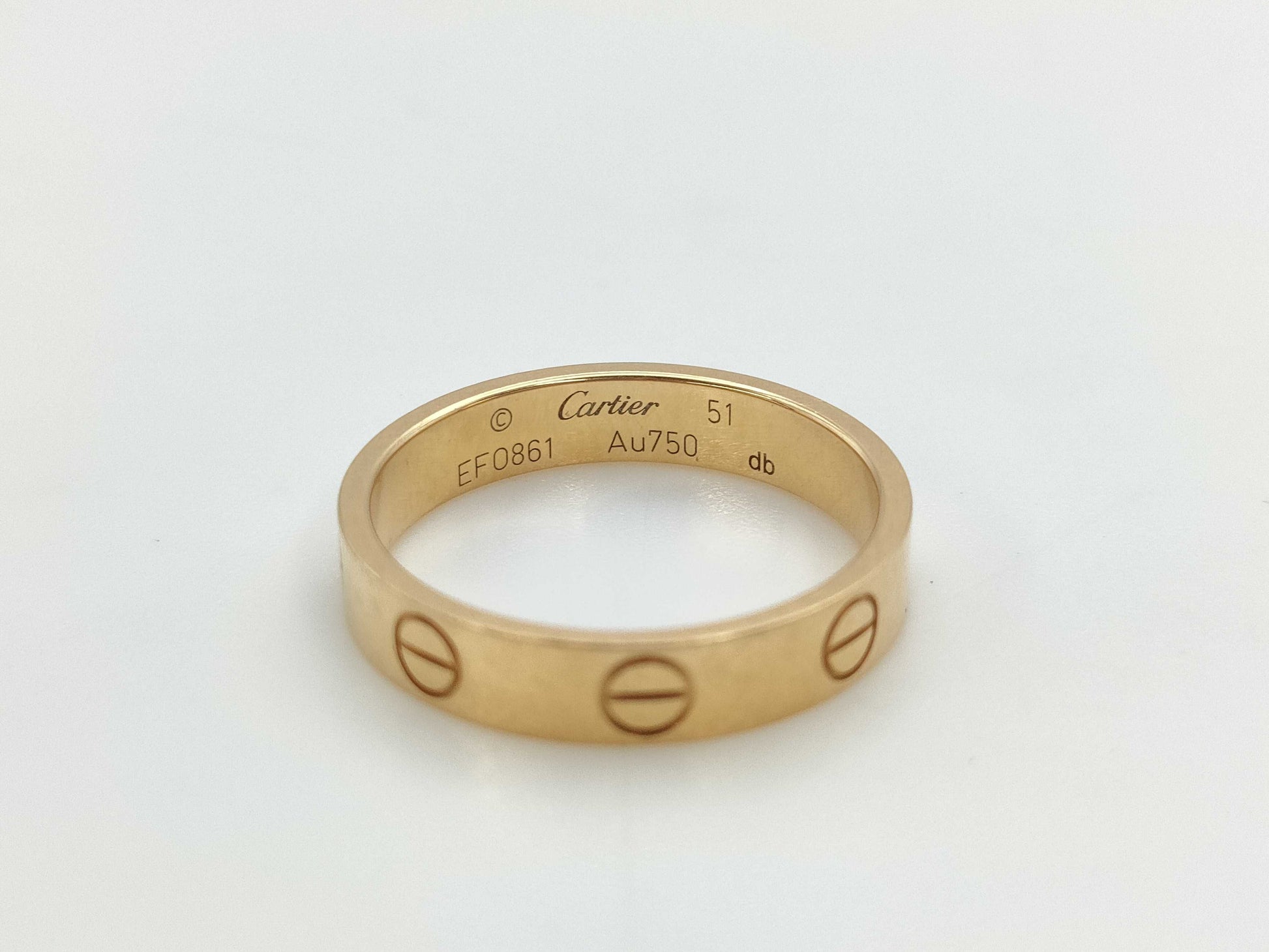 Cartier Mini Love #51 Au750 3.1g Ring 