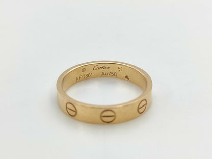 Cartier Mini Love #51 Au750 3.1g Ring 