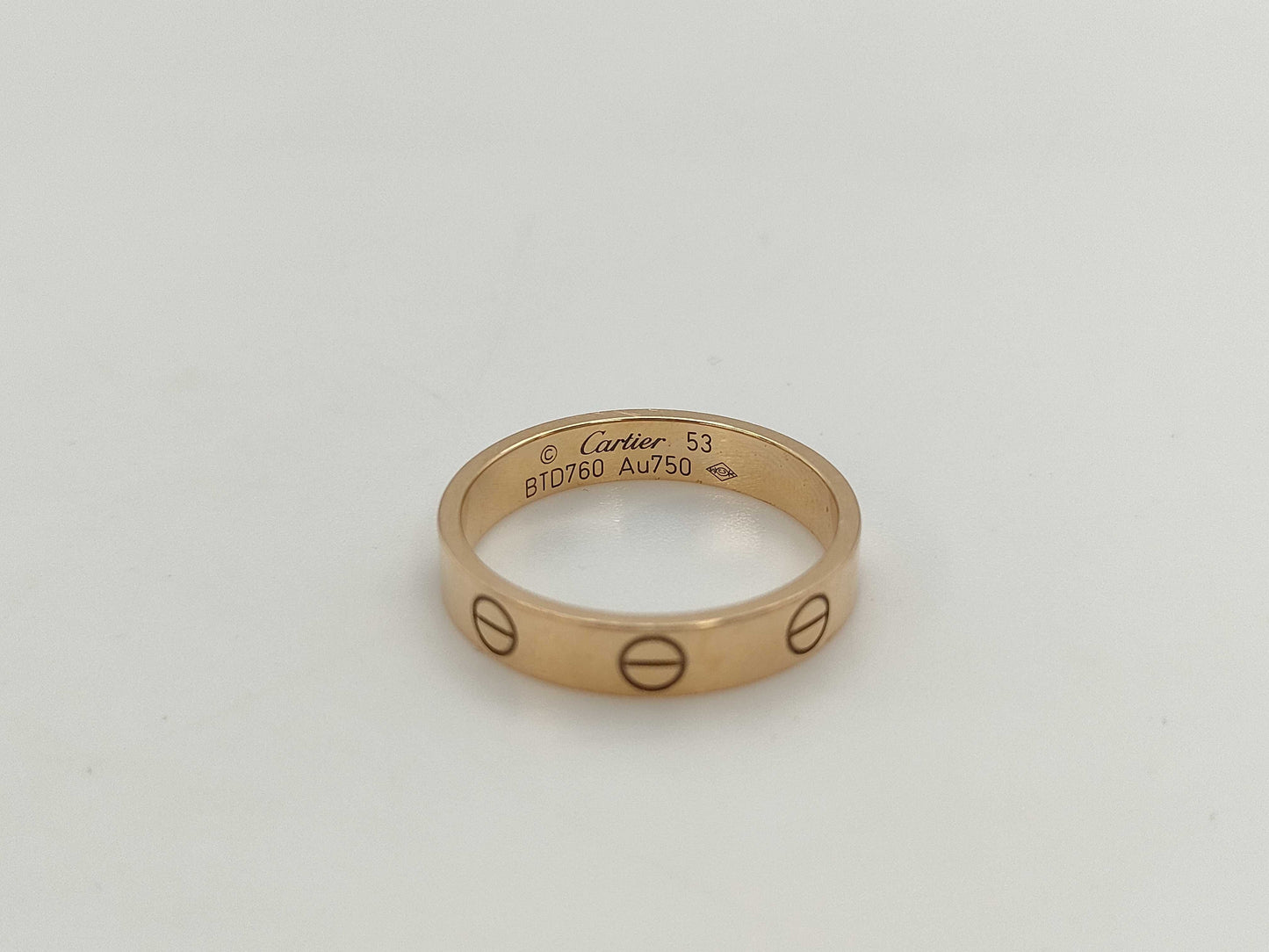 Cartier Mini Love #53 Au750 3.3g Ring 