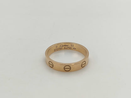 Cartier Mini Love #53 Au750 3.3g Ring 