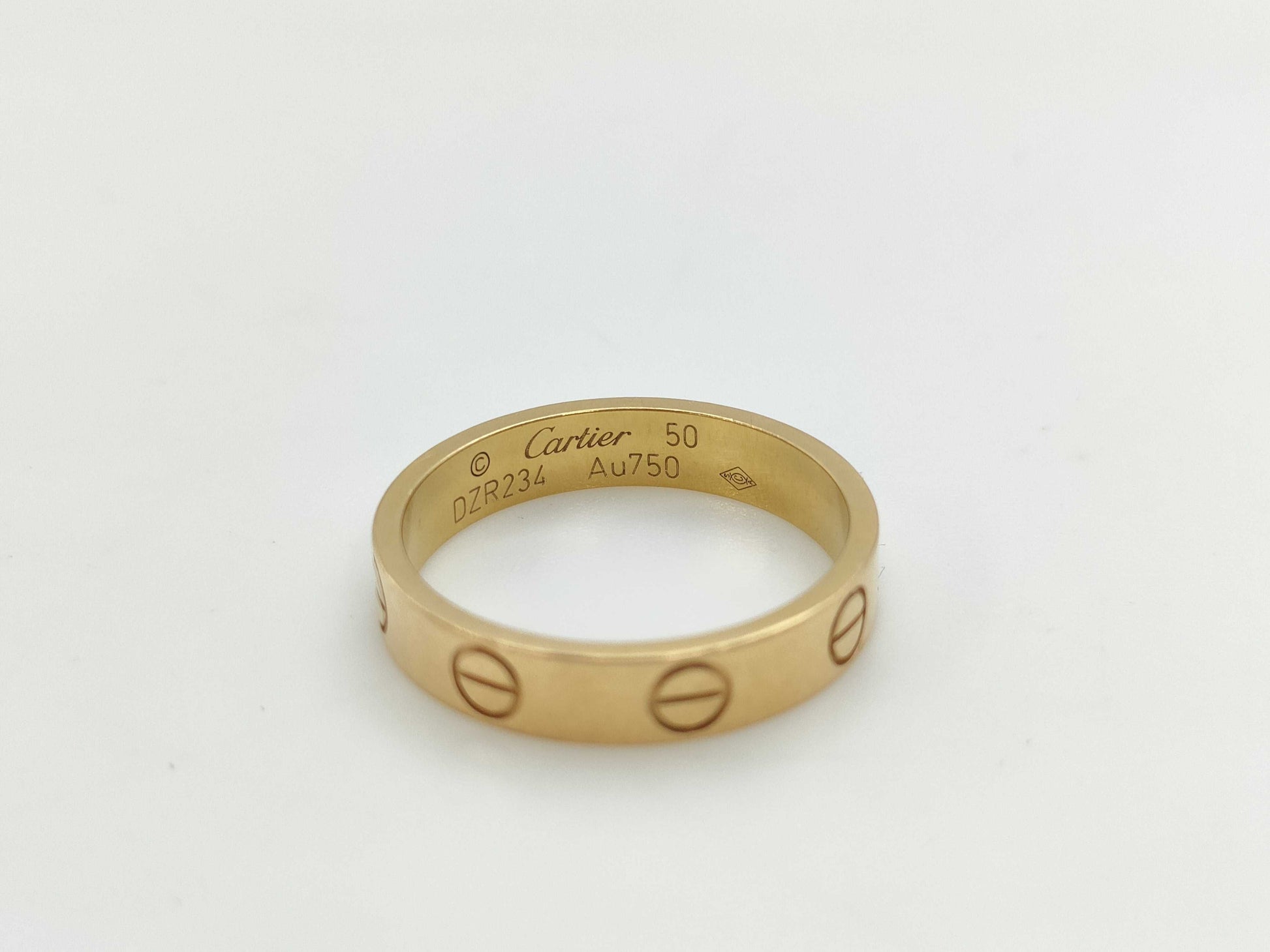 Cartier Mini Love #50 Au750 3.1g Ring 