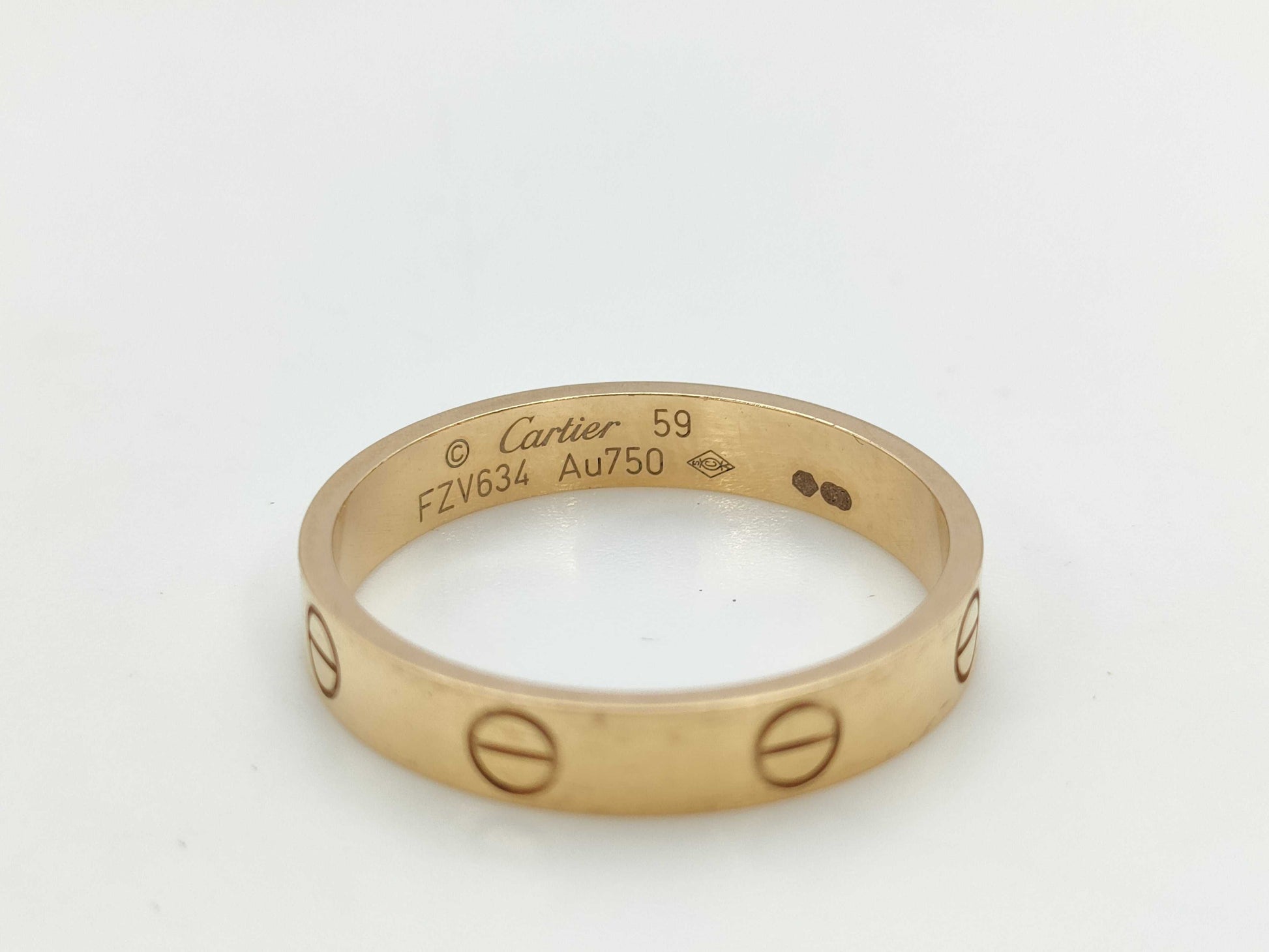 Cartier Mini Love #59 Au750 3.6g Ring 