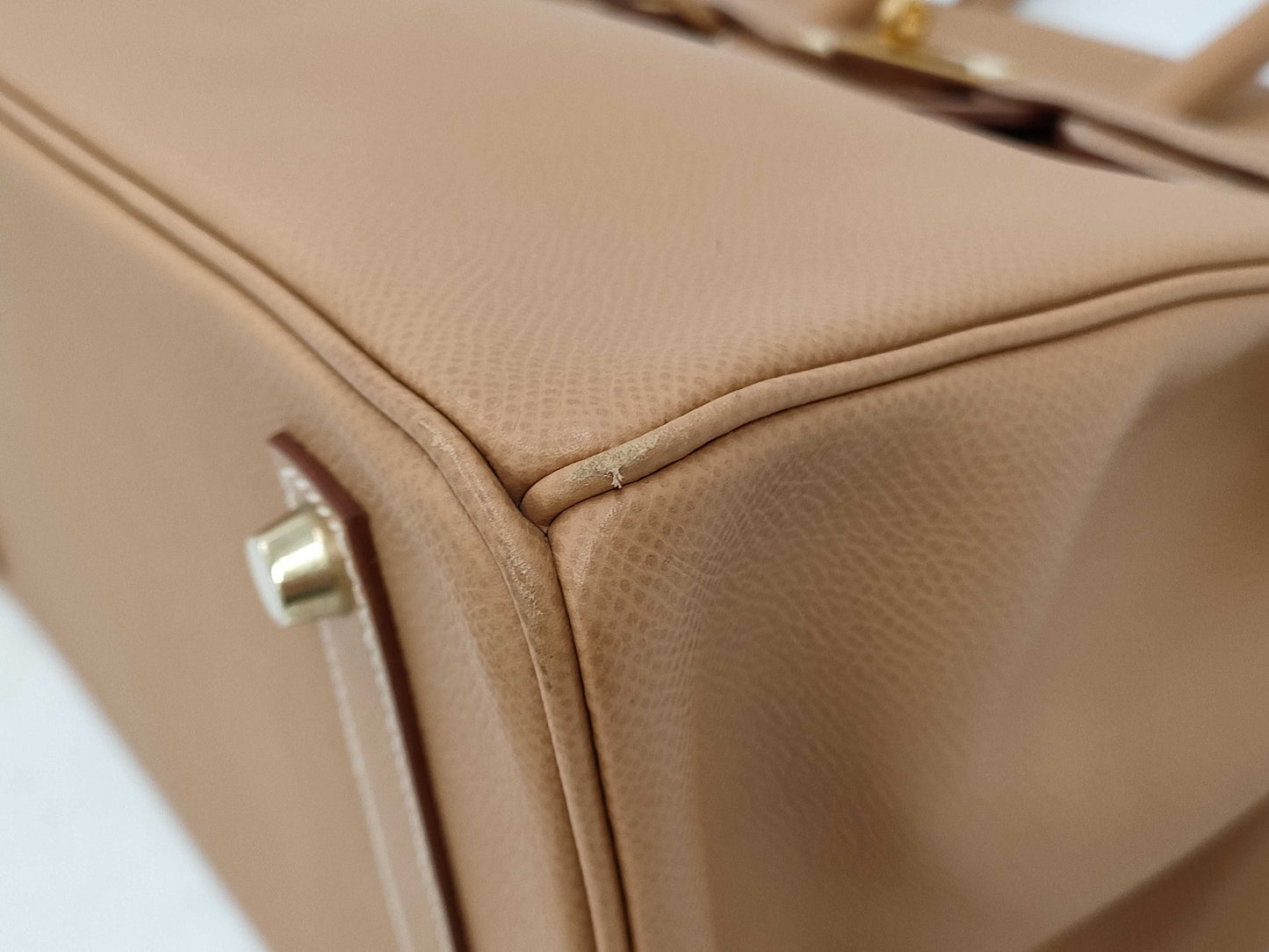 HERMES Birkin 35 Kushbel Gold Gold Hardware □C Tote Bag