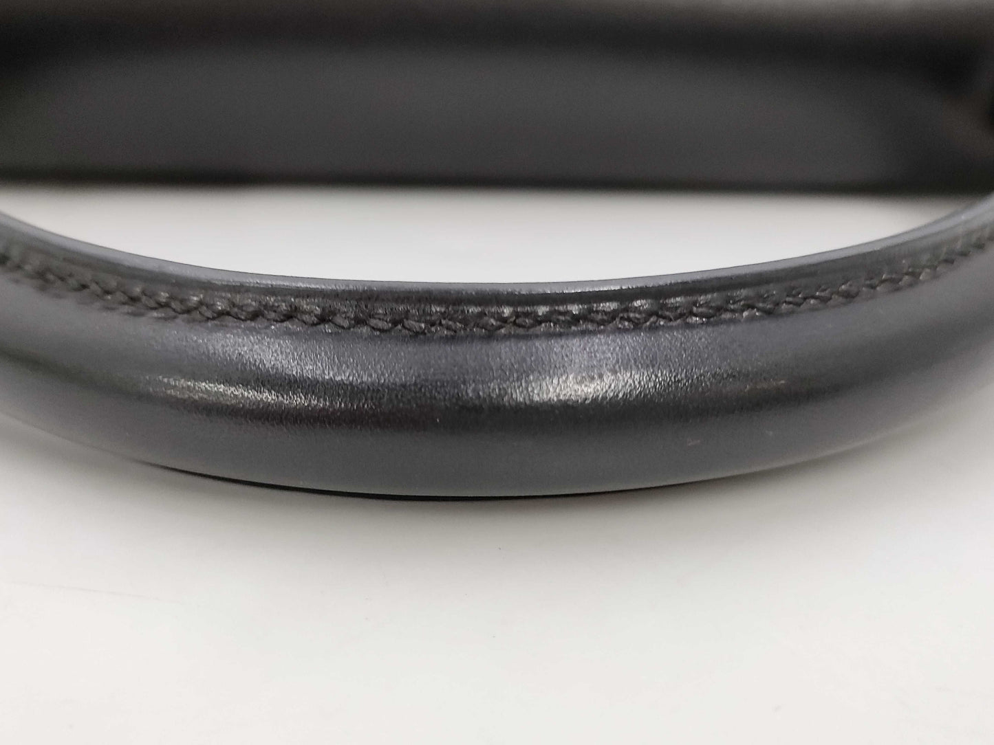 HERMES Kelly 32 Serie Box Calf Black Gold Hardware □E Handbag