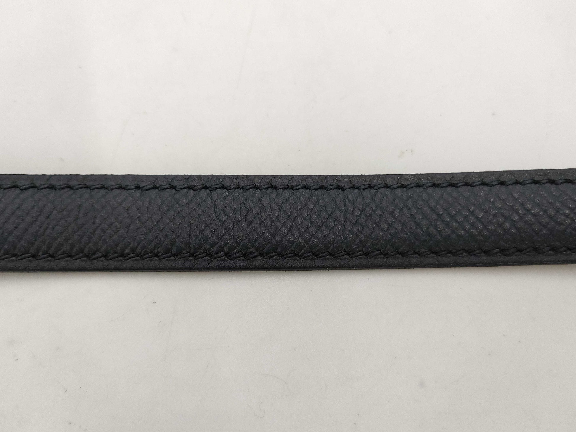 HERMES Kelly 32 Inseam Kushbel Blue Indigo Gold Hardware 〇Y Tote Bag