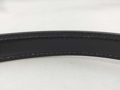 HERMES Baldo Golf Box Calf Navy Gold Fittings 〇B Shoulder Bag Shoulder Bag