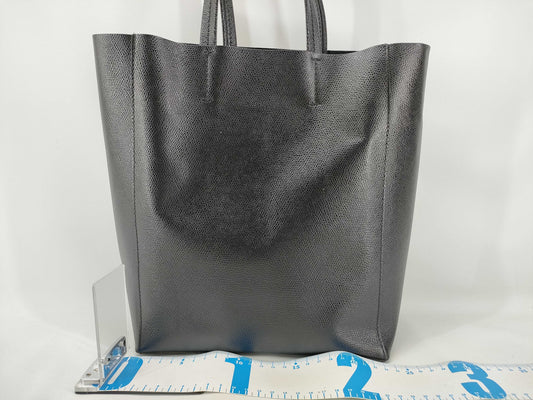 CELINE Vertical Cabas Small Tote Bag, Black