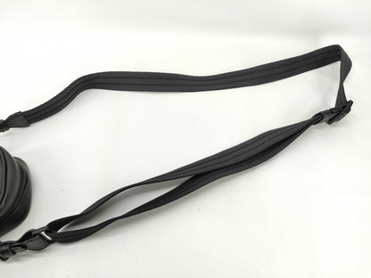 BOTTEGA VENETA Leggero Punching Black Shoulder/Waist Bag