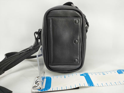 BOTTEGA VENETA Leggero Punching Black Shoulder/Waist Bag