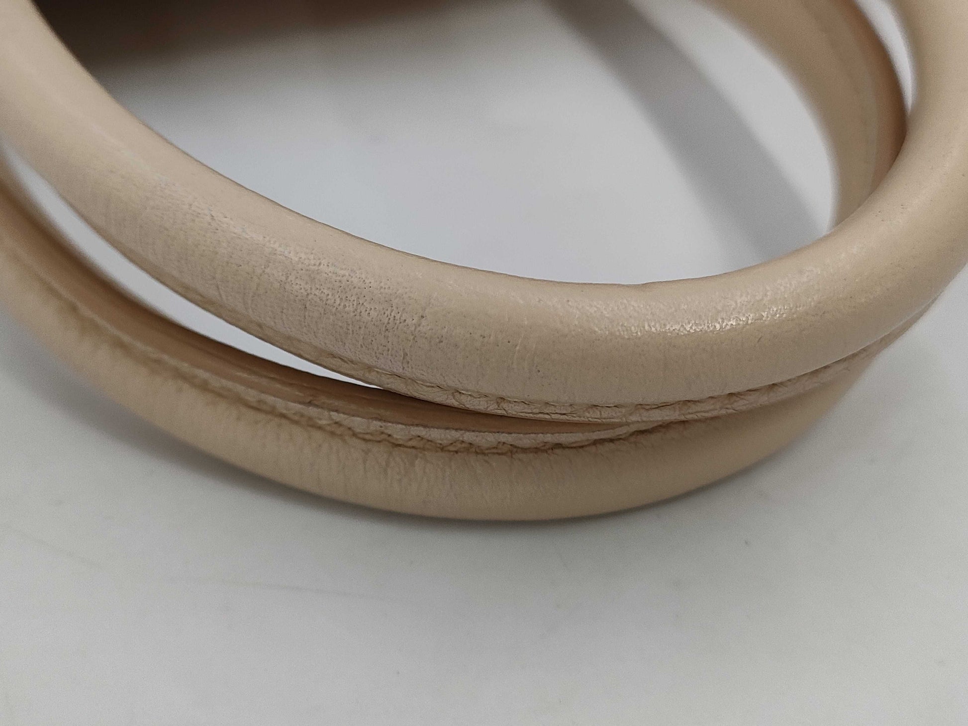 HERMES Birkin 30 Cream Silver Fittings □H Tote Bag