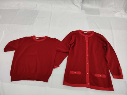 CHANEL Chanel Ensemble Icon Button Cardigan Knit Other Apparel