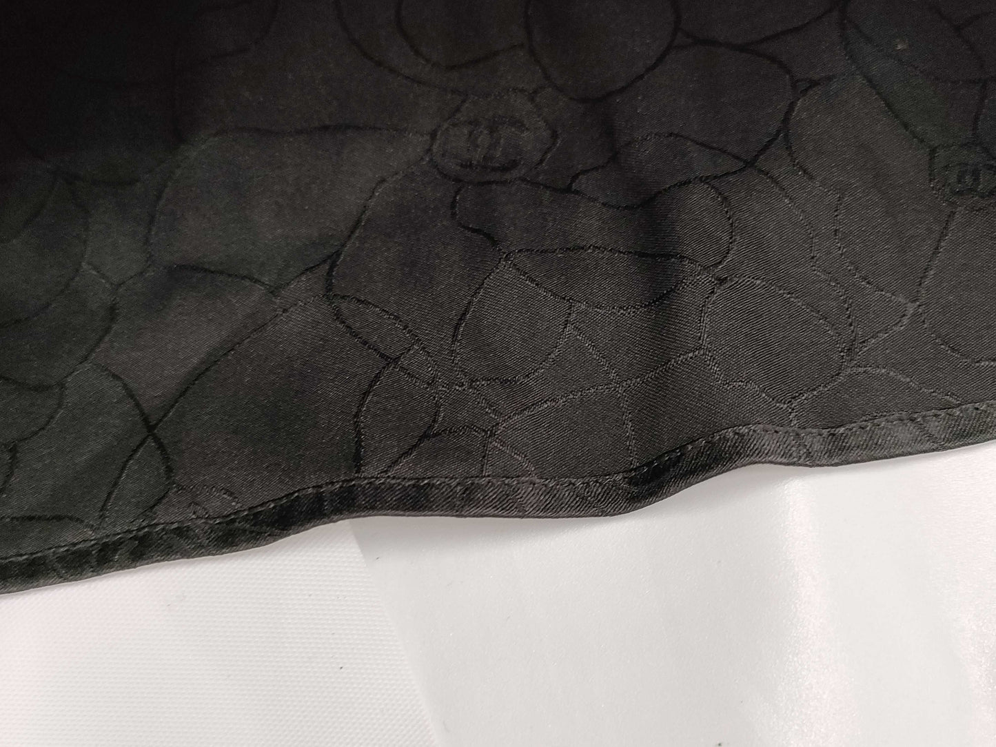 CHANEL 01P Camellia Print Cami Dress Tops