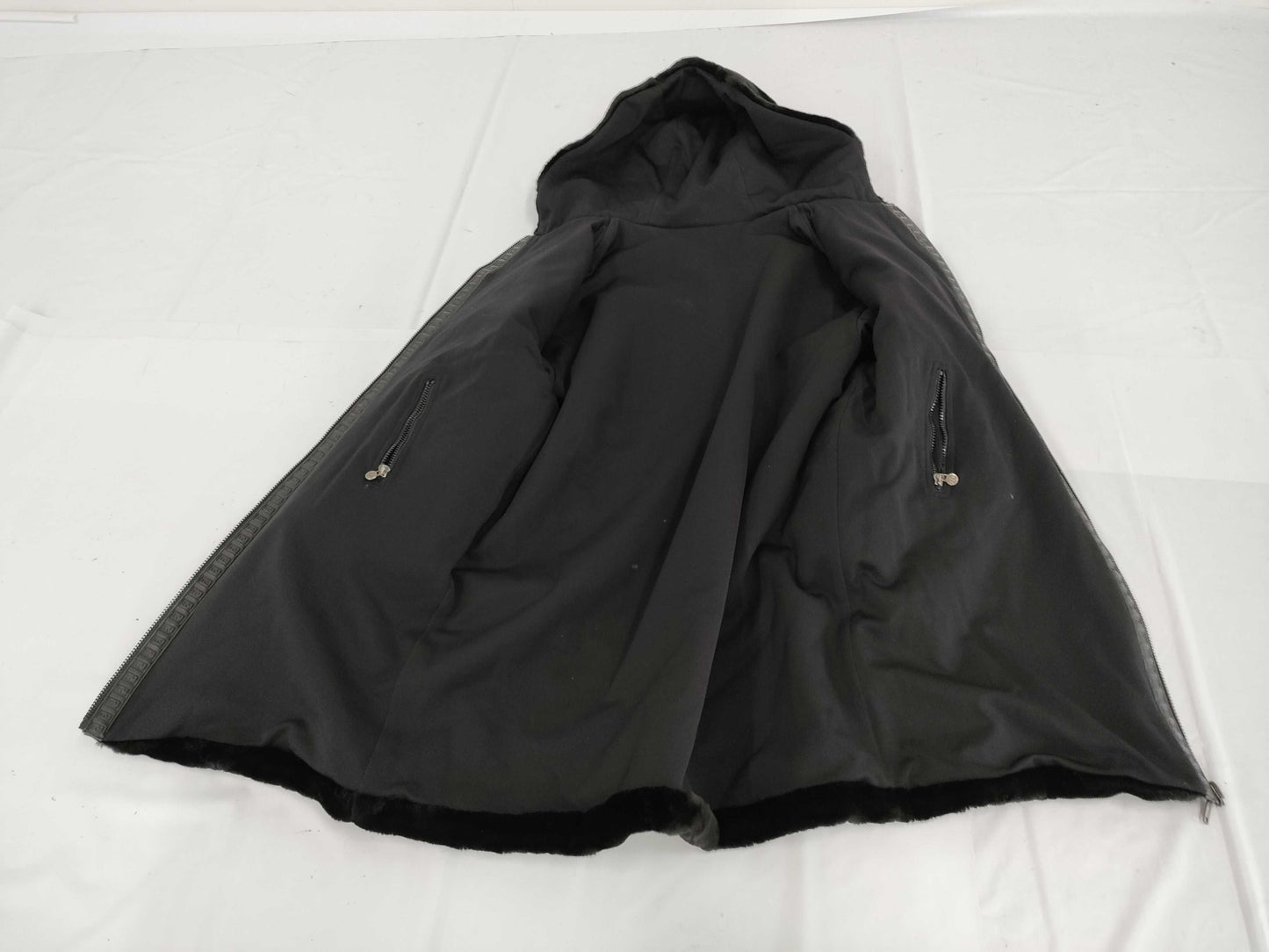 FENDI Fendi Zip-Up Fur Blouson Reversible Hooded FF I42 Shirt