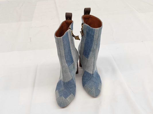 LOUIS VUITTON Louis Vuitton denim short boots size 35.5 Other shoes