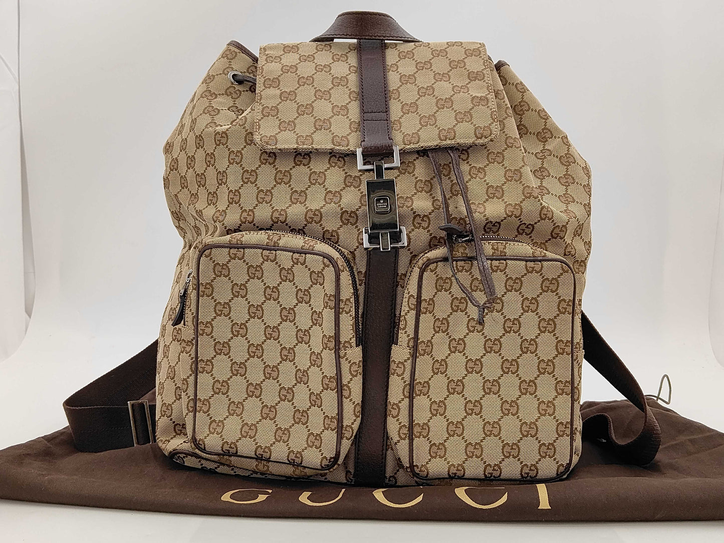 GUCCI GG Canvas Backpack