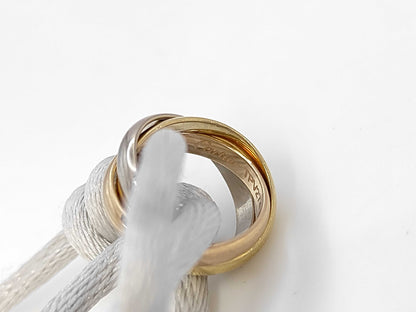 Cartier Trinity Code AU750 2.8G Bracelet Bangle 