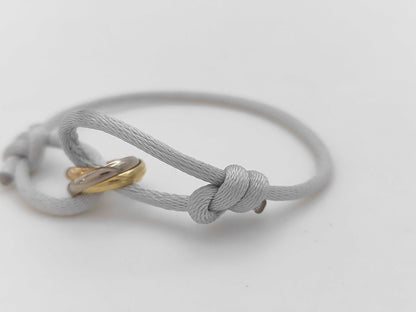 Cartier Trinity Code AU750 2.8G Bracelet Bangle 
