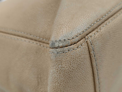 CHANEL CHANEL Tortoiseshell Chain Tote Bag Caviar Skin Tote Bag