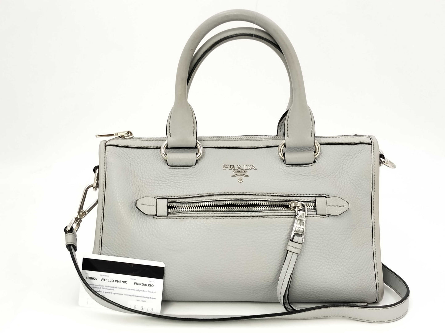 PRADA Leather 2WAY Shoulder Bag Handbag