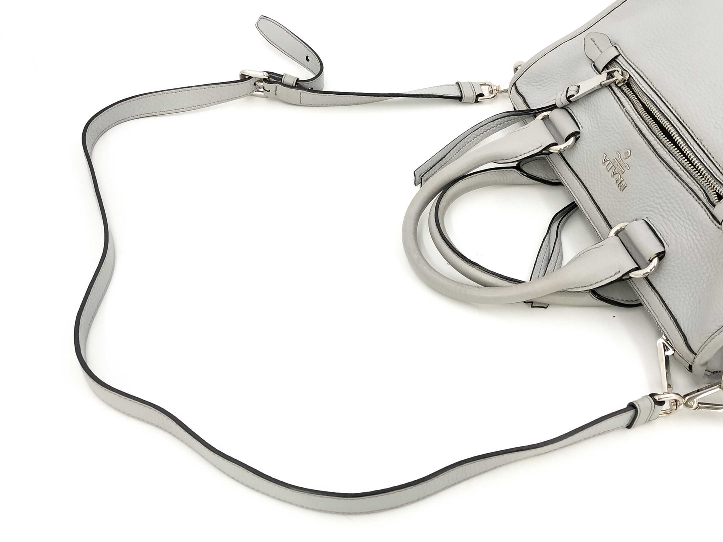 PRADA Leather 2WAY Shoulder Bag Handbag