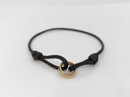 Cartier Trinity Code AU750 3.2g Bracelet Bangle 