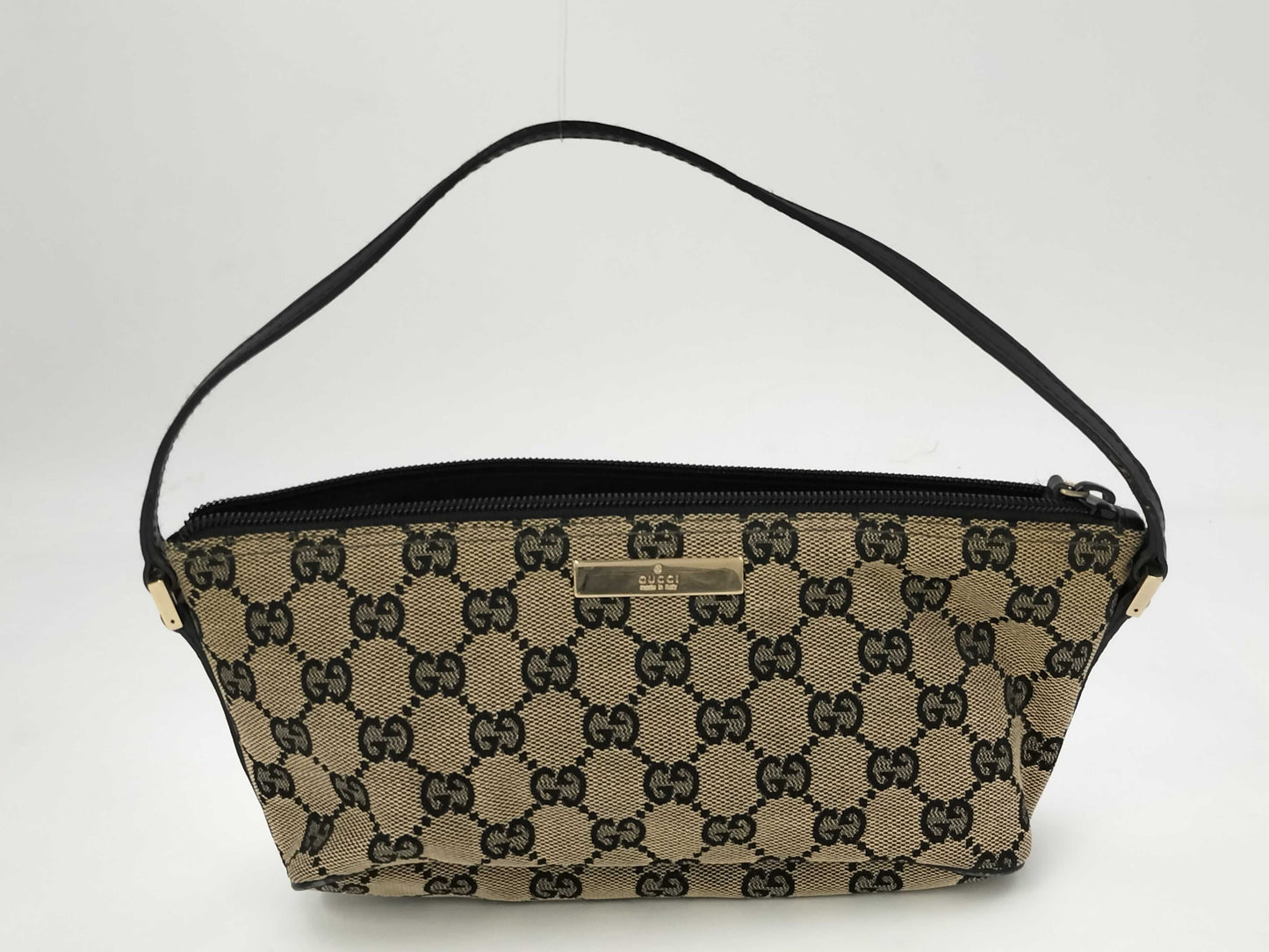 GUCCI GG Canvas Accessory Pouch Handbag