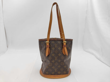 LOUIS VUITTON Louis Vuitton Monogram Bucket PM Handbag