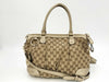 GUCCI GG Canvas Soukie 2WAY Handbag