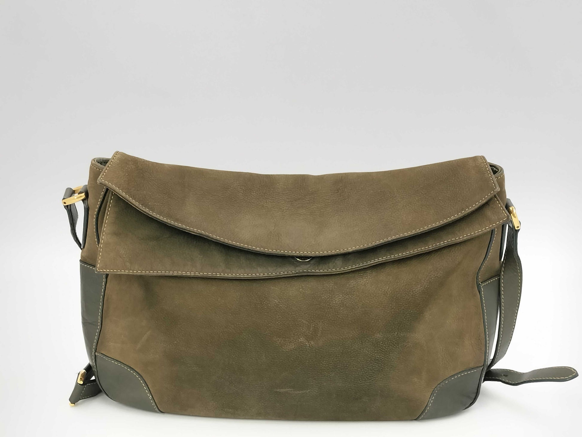 GUCCI Suede Shoulder Bag