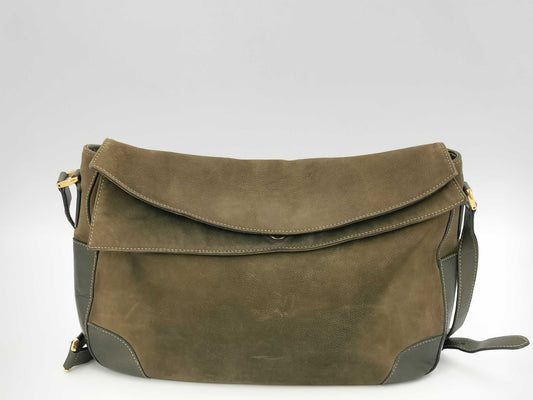 GUCCI Suede Shoulder Bag