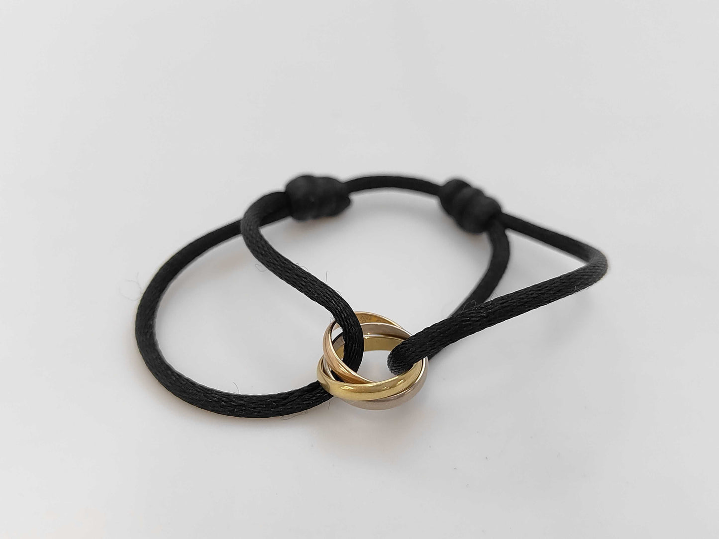 Cartier Trinity Code AU750 2.9g Bracelet Bangle 