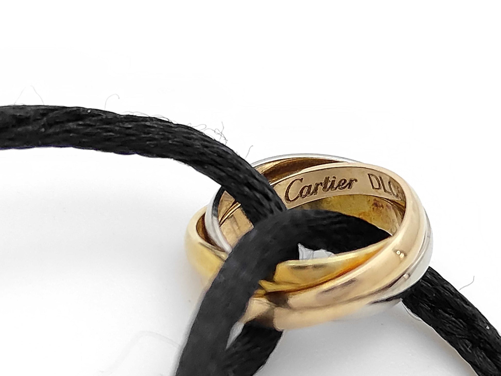 Cartier Trinity Code AU750 2.5g Bracelet Bangle 