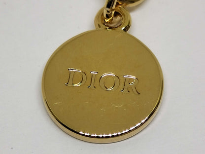 Dior Accessories Dior 30 Montaigne Faux Pearl Necklace with CD Logo in GP Gold