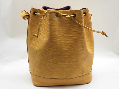 LOUIS VUITTON Epi Bag Louis Vuitton Epi Noe Yellow Shoulder Bag