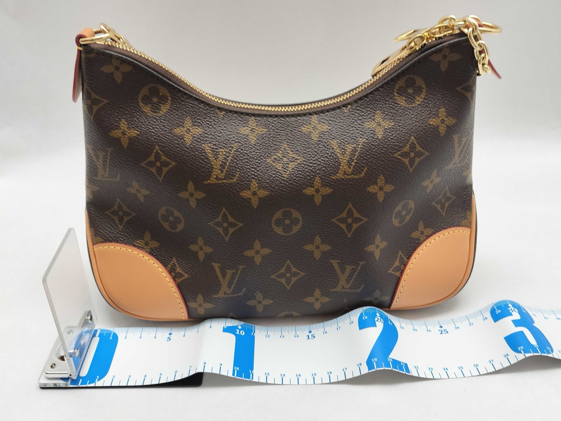 LOUIS VUITTON Monogram Bag Louis Vuitton Monogram Boulogne NM Shoulder Bag RFID Verified Shoulder Bag
