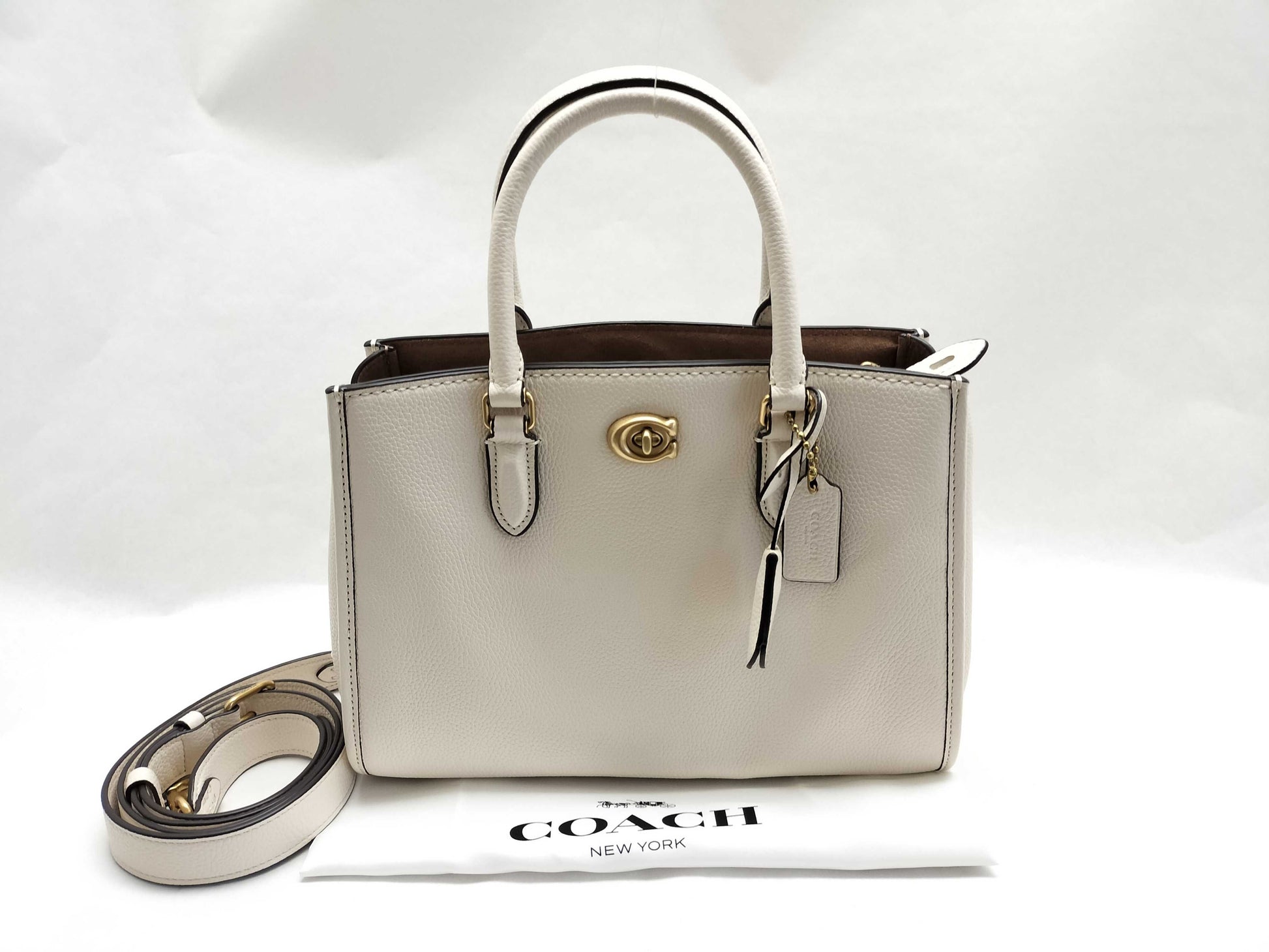 COACH Bag Coach [Excellent Condition] Brooke Carryall 28 2-Way Handbag Ivory